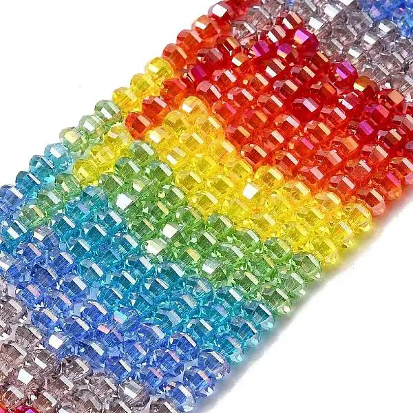 Electroplate Glass Beads Strands
