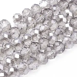 Electroplate Glass Beads Strands