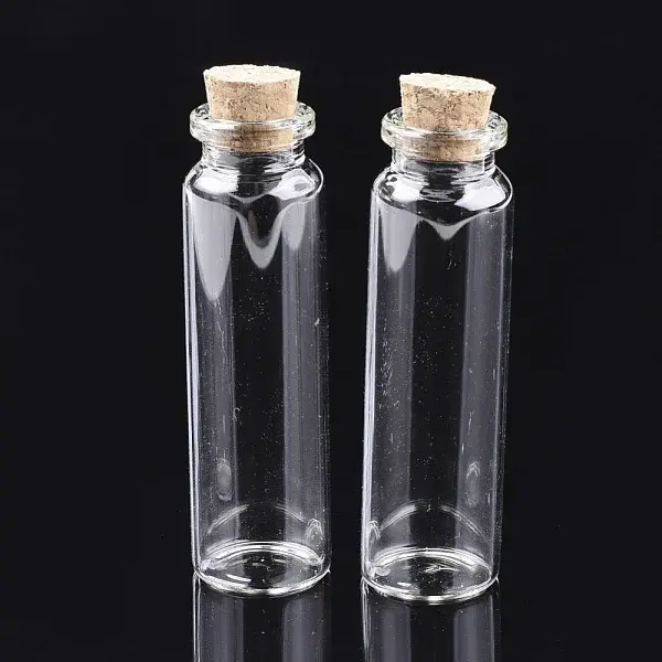 Glass Jar Glass Bottles Bead Containers