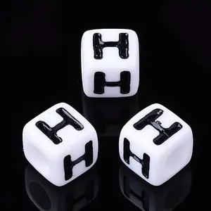 Letter Acrylic Beads