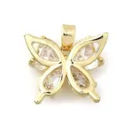 Brass Micro Pave Cubic Zirconia Charms