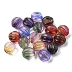 Two Tone Transparent Acrylic Beads