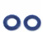 Faux Mink Fur Covered Linking Rings