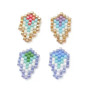 4Pcs 4 Color Handmade Loom Pattern MIYUKI Seed Beads Set