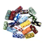 Handmade Millefiori Glass Column Beads