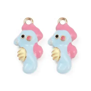 Alloy Enamel Animal Cartoon Pendants