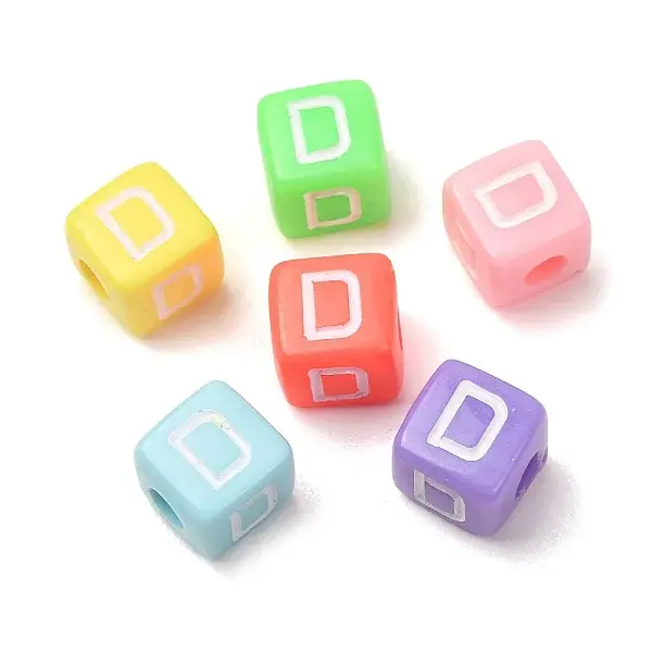 Opaque Acrylic European Beads