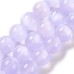 Natural Selenite Beads Strands