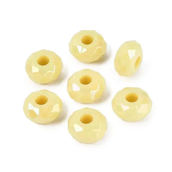 Opaque Acrylic European Beads