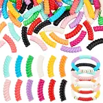 96Pcs 12 Colors Opaque Resin Beads