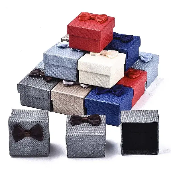 6Pcs Cardboard Ring Boxes