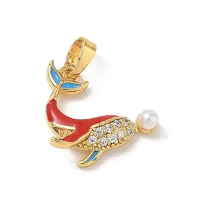 Brass Enamel Pendants