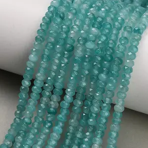Dyed Natural White Jade Beads Strands
