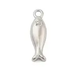 Brass Micro Pave Cubic Zirconia Pendants