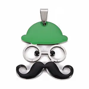 201 Stainless Steel Enamel Pendants