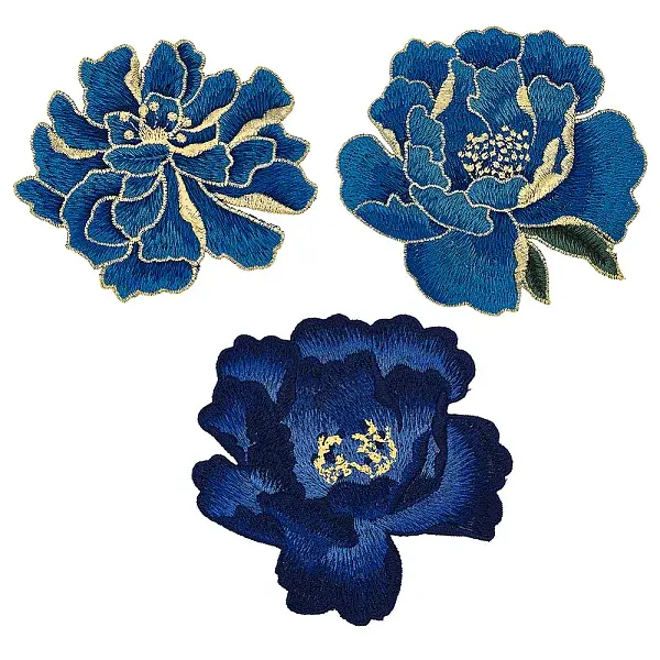 3Pcs 3 Colors Polyester Clothing Patches