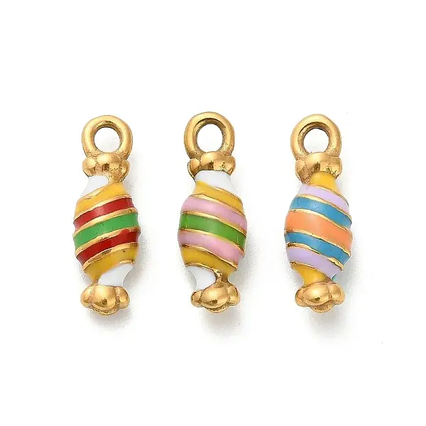 304 Stainless Steel Enamel Pendants