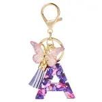 Resin Butterfly Pendant Keychains