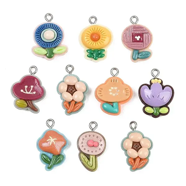 Opaque Resin Pendants