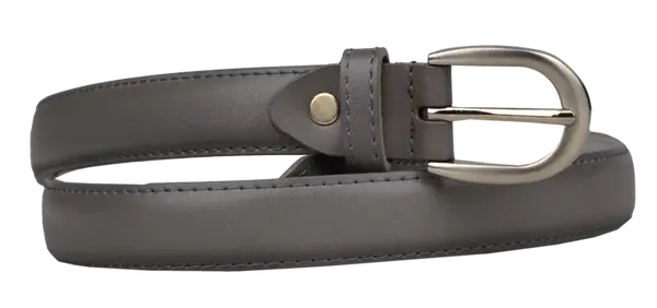 NovaKabelka.cz Cintura Sottile (2 cm) Barva pásku: šedá