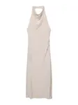 Pull&Bear Šaty  béžová / krémová