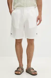 Lacoste šortky pánske s ľanom