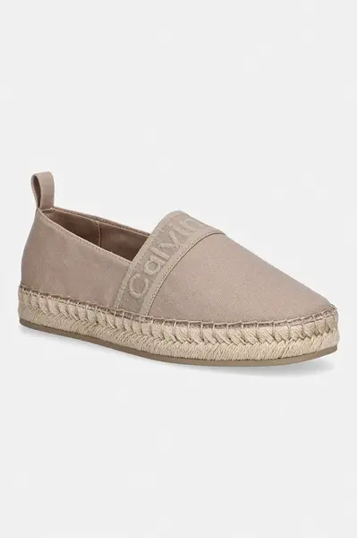 Calvin Klein espadrily dámské OBLIQUE ESPADRILLE WEBBING