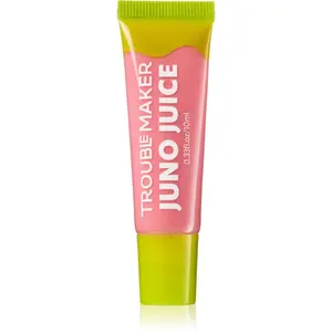Trouble Maker Juno Juice Lipgloss lesk na pery odtieň Stevie Pink 10 ml