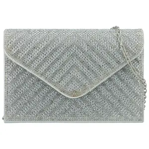 Dámské psaníčko stříbrné - Michelle Moon Igga