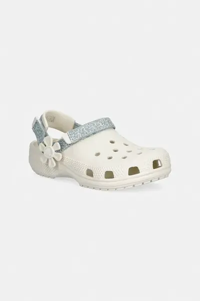 Crocs pantofle dětské CLASSIC DNM FLWR ADJ BACKSTRAP CLOG K