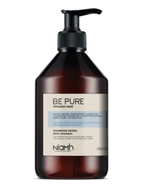 Šampon pro normální vlasy s tendencí k plihnutí Niamh Be Pure Detox - 500 ml (1345) + dárek zdarma