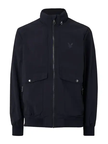 Lyle & Scott Prechodná bunda 'CRINKLE'  námornícka modrá
