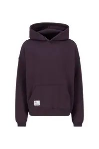 ALPHA INDUSTRIES Mikina  baklažánová / biela