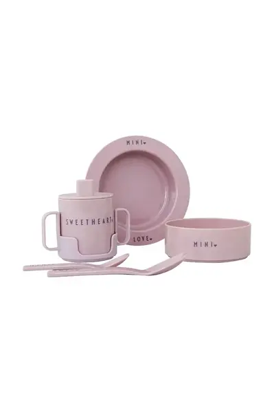 Dětský snídaňový set Design Letters Mini Favourite 5-pack