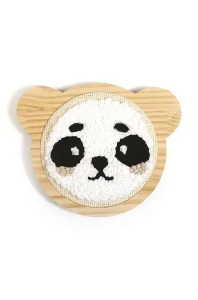 Graine Creative  Vyšívací souprava  Punch Needle Panda Kit