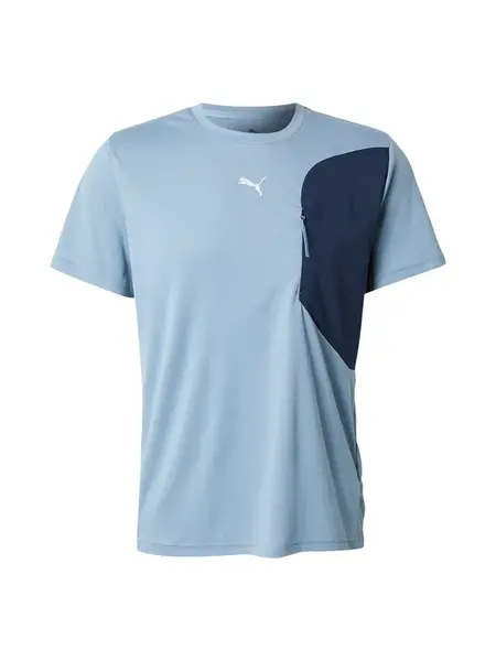 PUMA Funkčné tričko 'Flex'  svetlomodrá / tmavomodrá