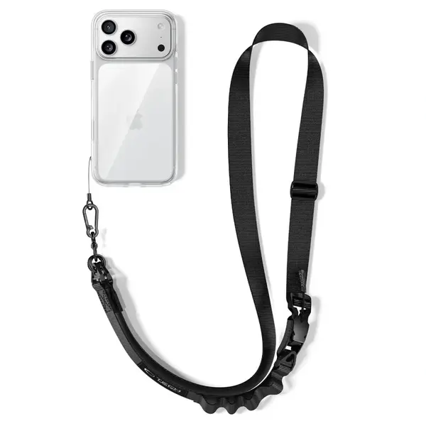 Tech-Protect C9S Crossbody popruh, černý