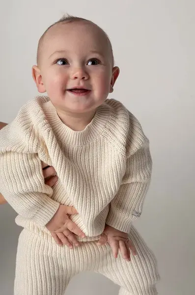 Donsje Dětský bavlněný svetr Donsje Jade Sweater