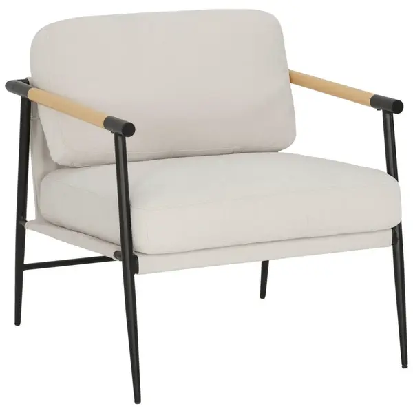 MID.YOU KŘESLO, textil, bílá