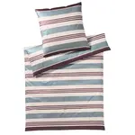 Yes for bed POVLEČENÍ, makosatén, šedá, vínově červená, 155/200 cm