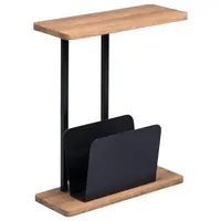 ODKLÁDACÍ STOLEK, černá, barvy dubu