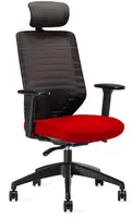SETULO Kancelářská židle KUMA červená s opěrkou hlavy