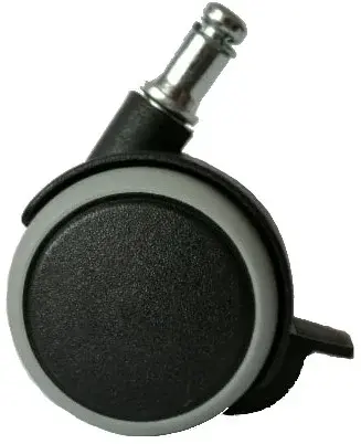 NAV Kolečko s manuální brzdou, pogumované, průměr 50mm, čepu 10mm