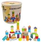 BABU - Kostky 50 ks v kbelíku