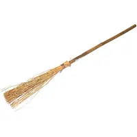 Set karneval - Čarodějnické koště 94 cm bambus + roští