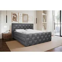 Livetastic POSTEL BOXSPRING, 140/200 cm, barvy grafitu