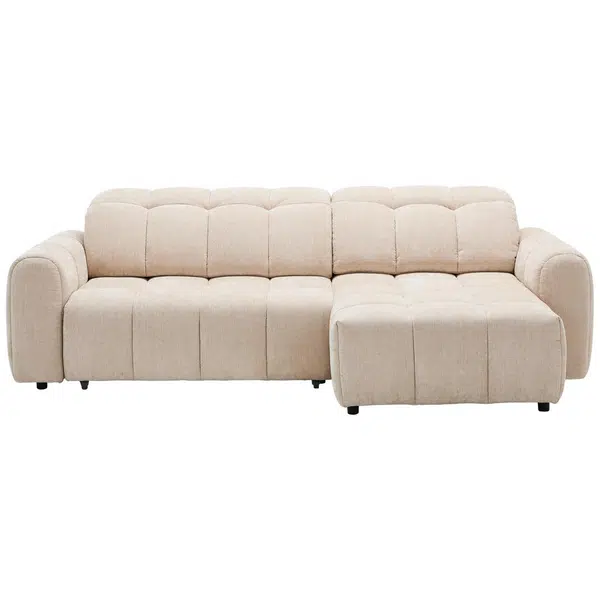 Xora ROHOVÁ SEDAČKA, dřevo, kov, plast, textil, béžová