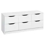 MID.YOU KOMODA, bílá, 120/50/40 cm