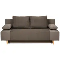 Carryhome ROZKLÁDACÍ POHOVKA, textil, hnědá