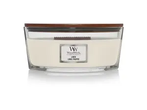 WoodWick Vonná svíčka loď Linen 453,6 g